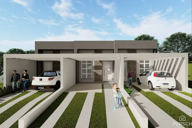 Casa geminada com 2 dormitórios