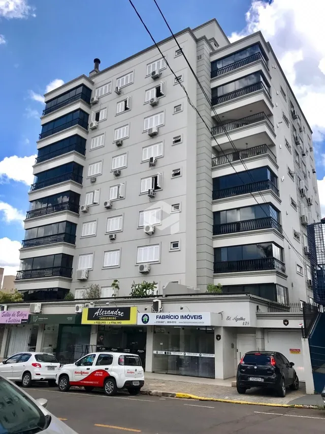 Fachada de um prédio residencial em Lajeado, Brasil.