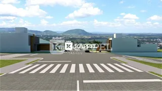 Fachada moderna de um imóvel em Lajeado, Brasil.