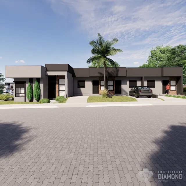 Casa geminada com 2 dormitórios