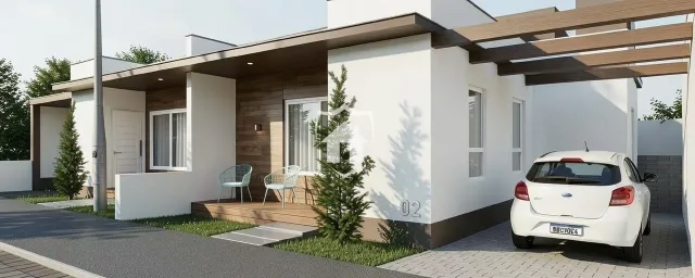 Casa geminada com 2 dormitórios