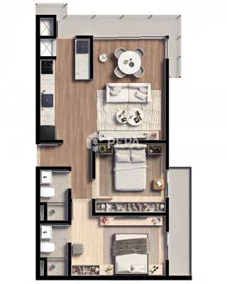 Apartamento com 2 dormitórios, foto 16