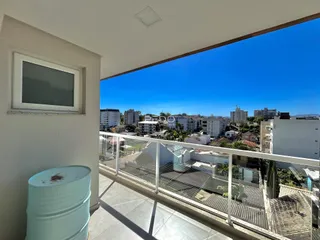 Vista da paisagem urbana de Lajeado, Brasil, vista de um terraço.