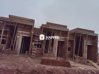 Foto de uma estrutura de construção de um imóvel em Lajeado, Brasil.