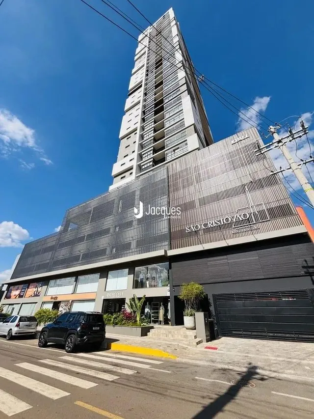 Fachada de um prédio residencial em Lajeado, Brasil.