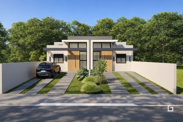 Casa geminada com 2 dormitórios