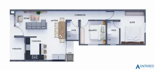 Casa geminada com 2 dormitórios, foto 2