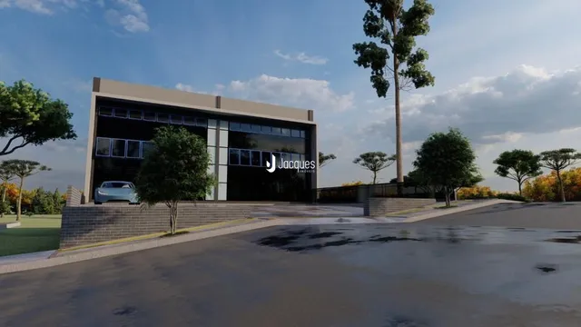 Fachada moderna de um edifício residencial ou comercial em Lajeado.