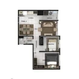 Apartamento com 2 dormitórios, foto 5