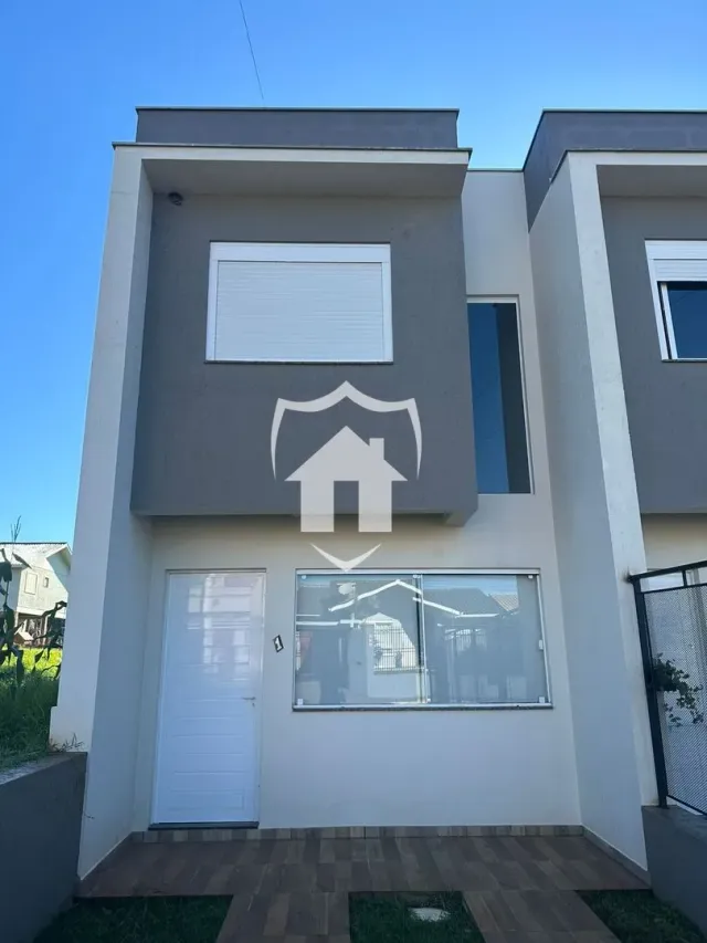 Fachada de uma residência em Lajeado, Brasil.