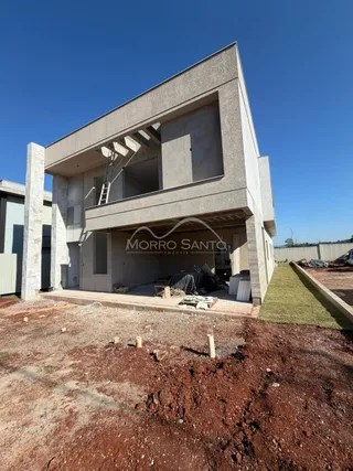 Fachada de um prédio moderno em construção na Lajeado.