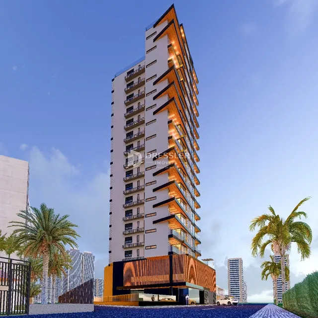fachada de um prédio residencial moderno em Lajeado, Brasil.