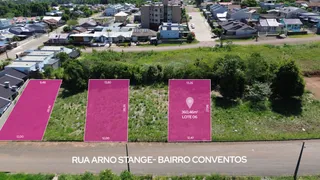 Vista aérea do lote 06 na Rua Arno Stange, Lajeado.