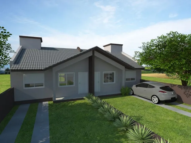 Casa geminada com 2 dormitórios