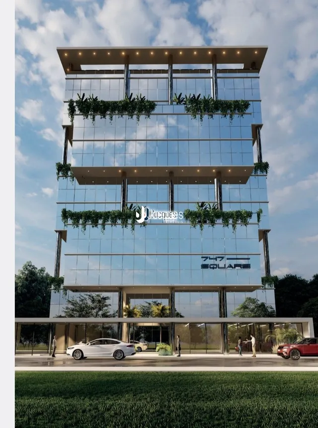 Fachada de um edifício comercial em Lajeado, Brasil.