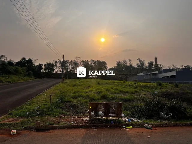 Vista externa de uma área com estrada e vegetação em Lajeado.