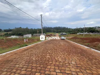 Vista da estrada de acesso em uma área externa em Lajeado, Brasil.
