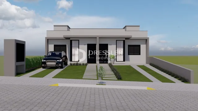 Casa geminada com 2 dormitórios