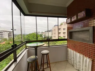 Vista da varanda de um imóvel em Lajeado, Brasil.