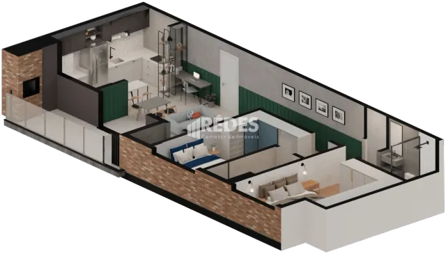 Apartamento com 2 dormitórios, foto 2
