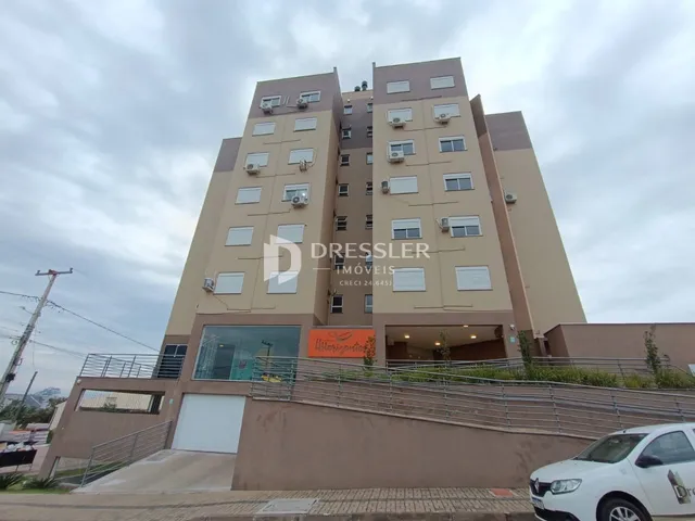 Fachada de um prédio residencial em Lajeado, Brasil.
