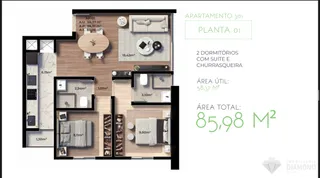 Apartamento com 2 dormitórios, foto 13
