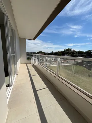 Vista da varanda de uma propriedade em Lajeado, Brasil.