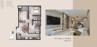 Apartamento com 2 dormitórios, foto 2