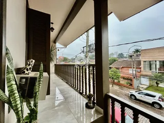 Vista da varanda de uma residência em Lajeado, Brasil.