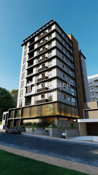 Fachada de um prédio residencial em Lajeado, Brasil.