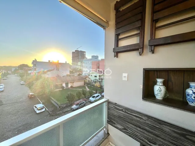Vista da rua e casas em Lajeado, Brasil, vista da varanda.