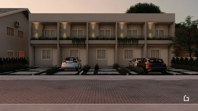 Fachada de uma residência em Lajeado, Brasil.