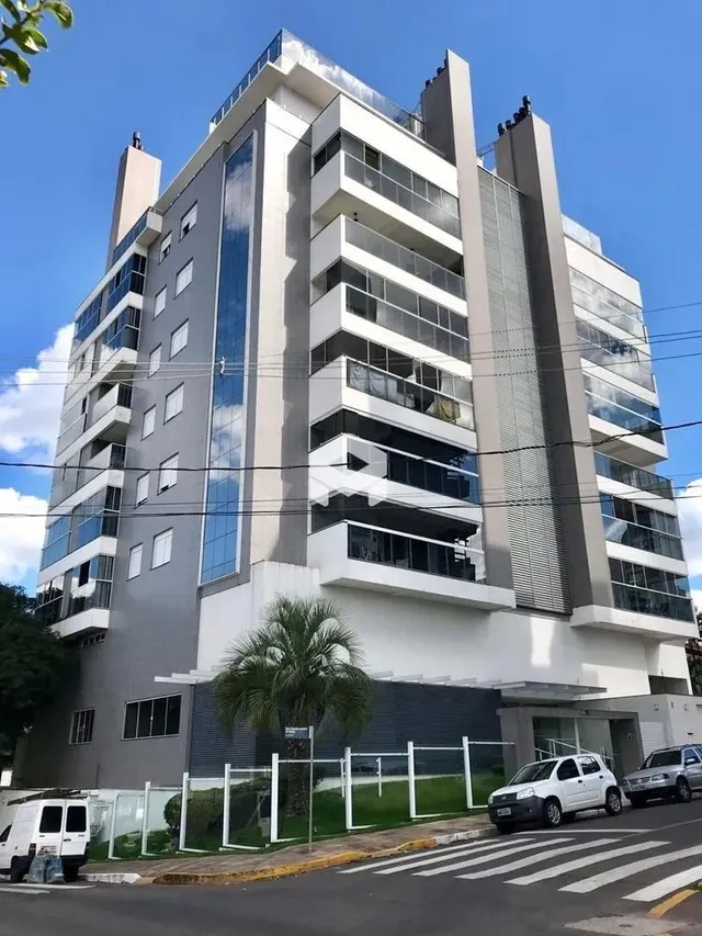 Fachada de um prédio residencial em Lajeado, Brasil.