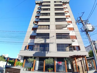 Fachada de um prédio residencial em Lajeado, Brasil.