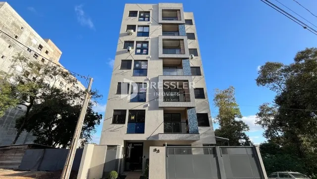 Fachada de um prédio residencial em Lajeado, Brasil.