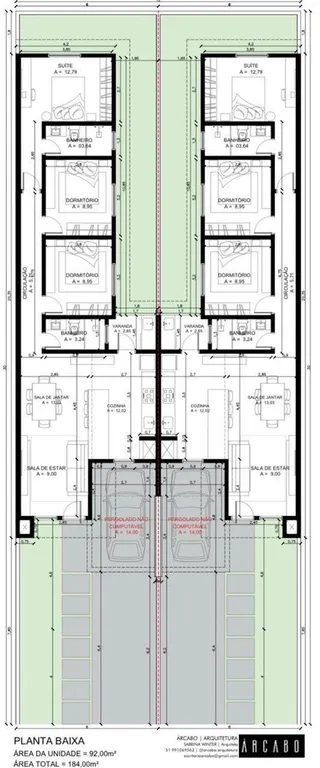 Casa geminada com 3 dormitórios, foto 4