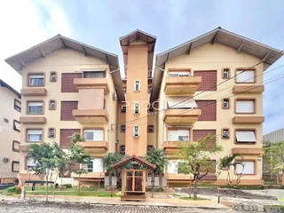 Fachada de um prédio residencial em Lajeado, Brasil.
