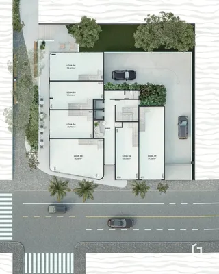 Planta de um imóvel em Lajeado, Brasil.