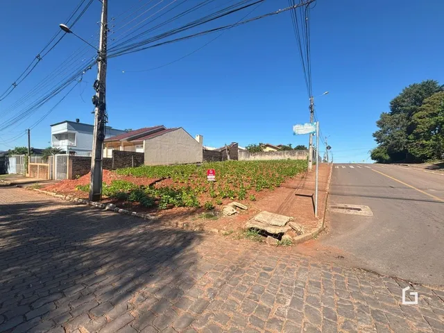 Vista da rua e limite de propriedade em Lajeado, Brasil.