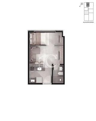 Apartamento com 1 dormitório, foto 13