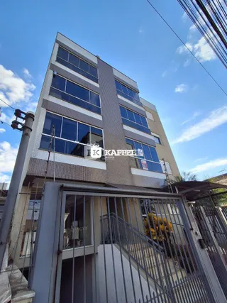 Fachada de um prédio residencial em Lajeado, Brasil.