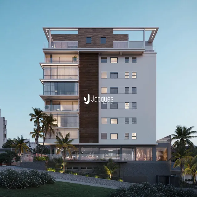 Fachada moderna de um prédio residencial em Lajeado, Brasil.