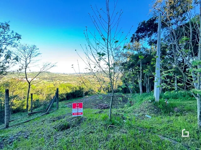 Vista de uma paisagem montanhosa com vegetação densa sob um céu azul.