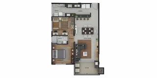 Apartamento com 3 dormitórios, foto 8