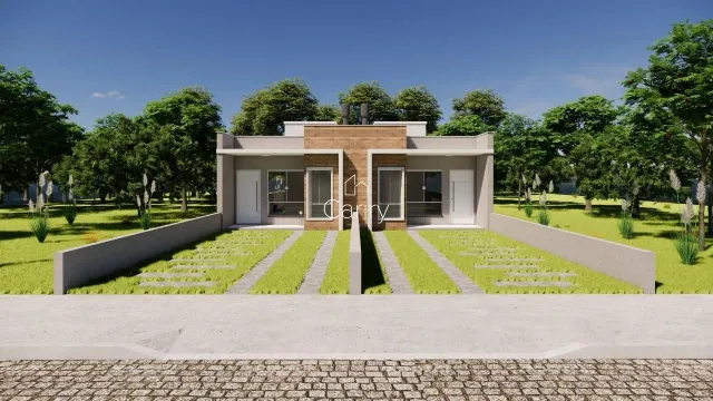 Casa geminada com 2 dormitórios