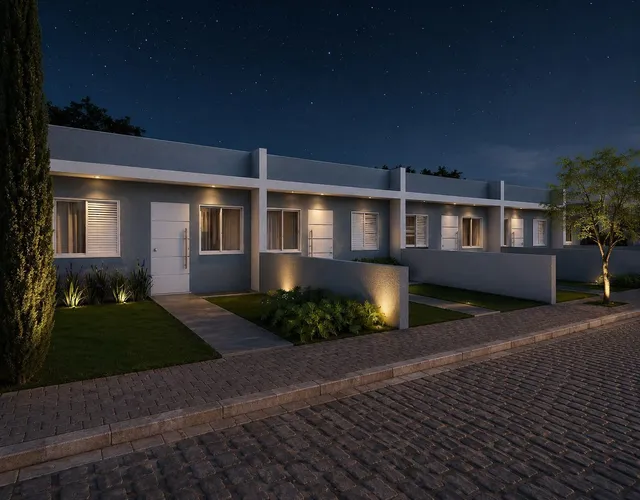 Casa geminada com 2 dormitórios