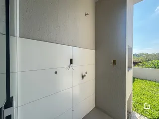 Fachada externa de uma residência em Lajeado, Brasil.