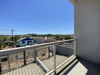 Vista da varanda de uma propriedade em Lajeado, Brasil.