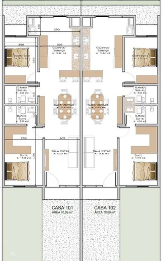 Casa geminada com 2 dormitórios, foto 12