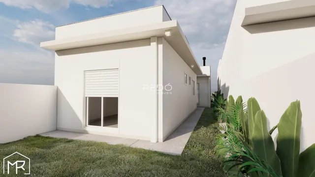 Fachada moderna de uma residência em Lajeado, Brasil.